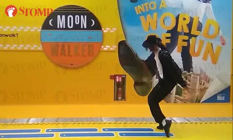 Bugis MRT Station becomes dance floor for Singapore's very own Michael Jackson