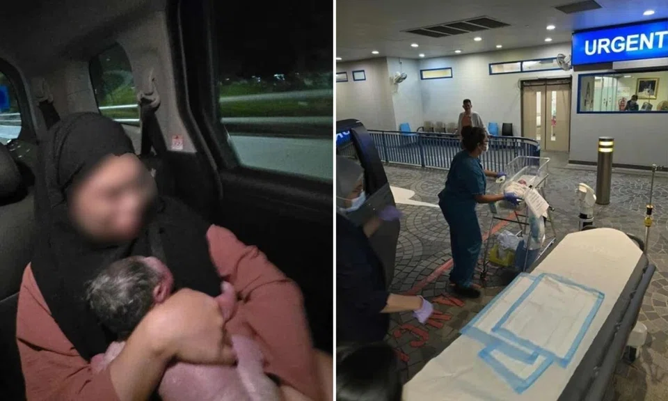 Madam Afifah Rizqin's newborn was neither crying nor moving when she was born in the back seat of a Grab car.