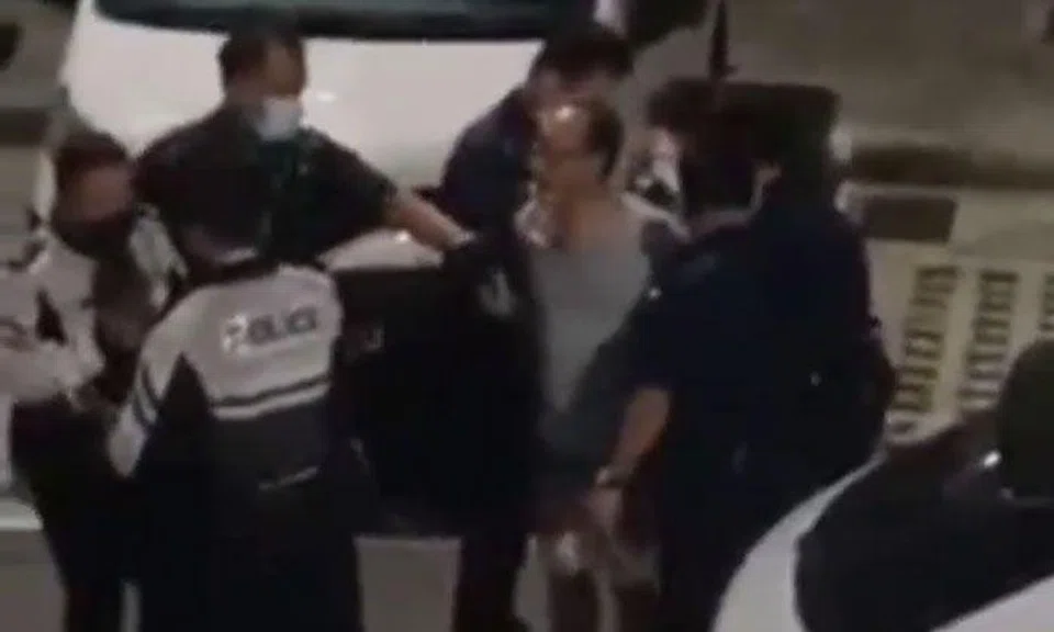 Porsche driver arrested for drink driving after accident at Petir Road carpark