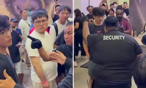 Guy made to leave Pop Toy Show after shouting match with security officers