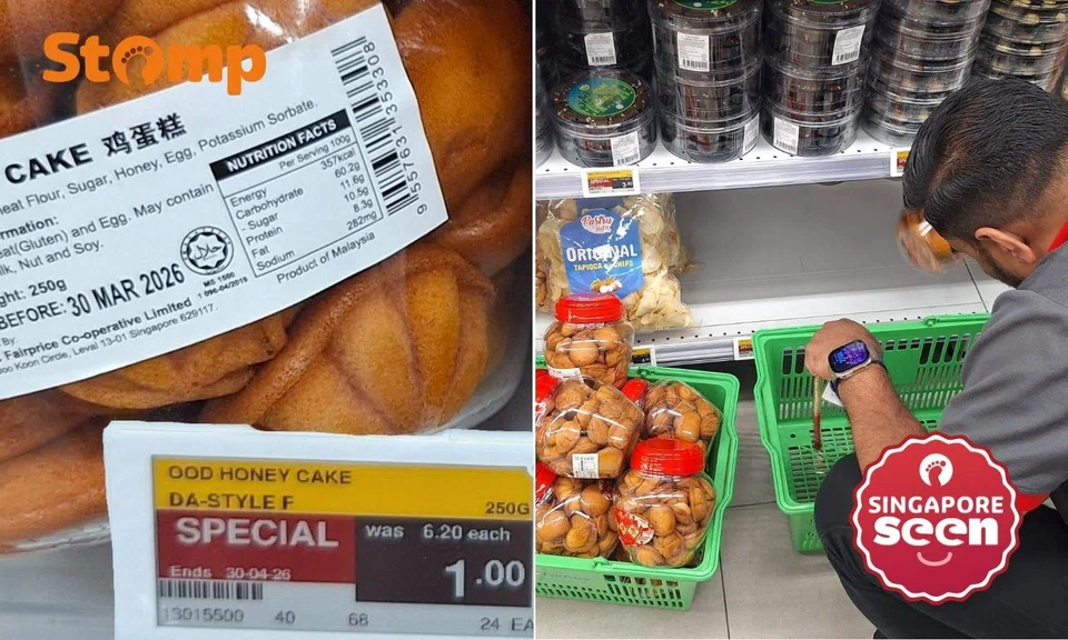 FairPrice shopper sees festive snacks on sale for $1 — then realises ‘best before’ date was last month