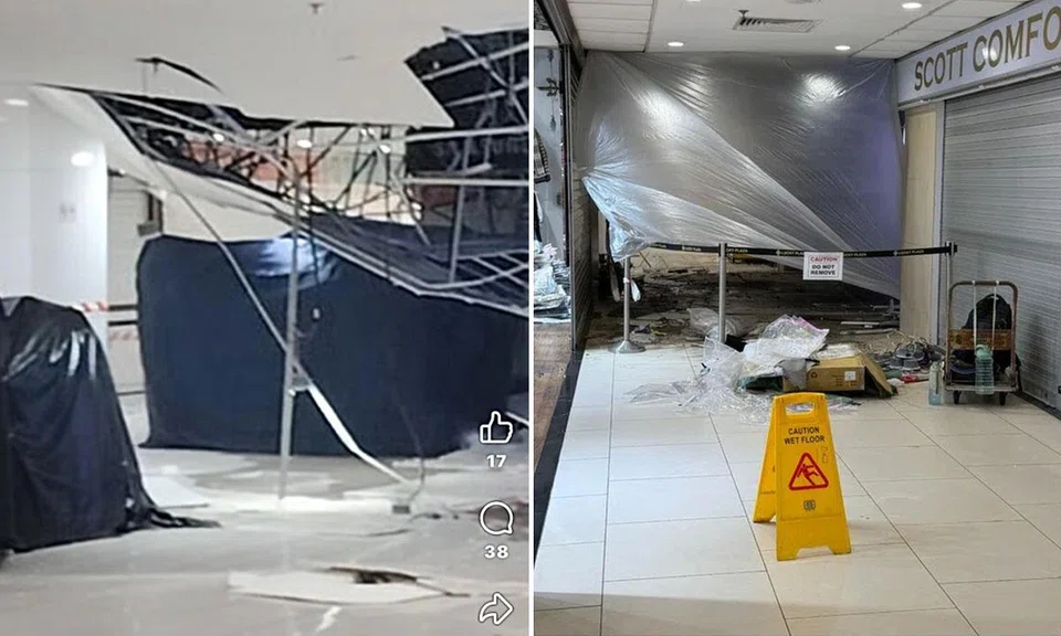 Lucky Plaza ceiling collapse