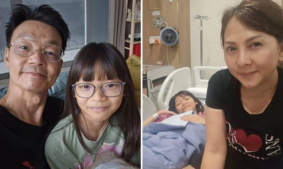 Mark Lee's wife 'touched and heartbroken' when daughter said she could stay in hospital alone