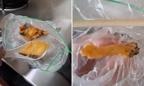 Woman says $9.21 for fried fish soup with rice from Nex not worth it, fish slices 'thin as chopstick'