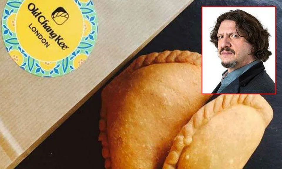 Food critic Jay Rayner (right inset) heaped insults on the curry puffs by Old Chang Kee. 