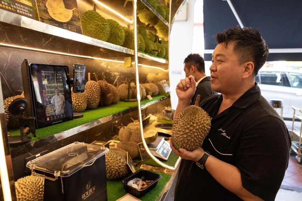 Golden Moments Durian Cafe owner Josiah Jeremy Seow expanded his business to TikTok in 2023.
