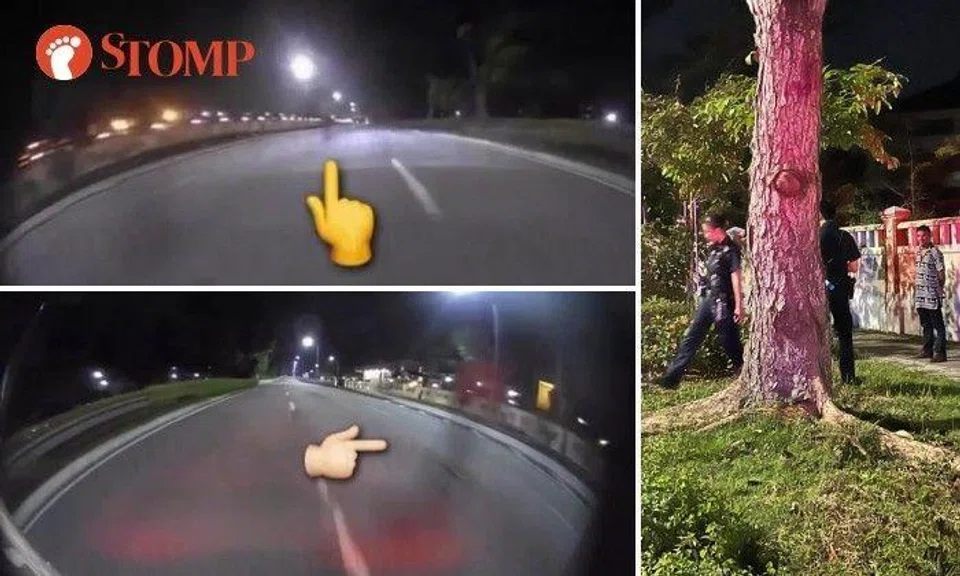 Stomper Vinx shared dash cam footage of the incident as well as a photo of the man with the police.