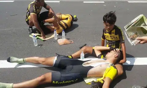 Video: 4 Malaysian para cyclists injured in hit-and-run accident