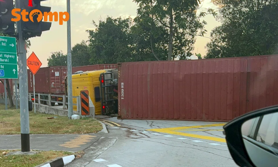 Trailer driver assisting with police investigations after accident in West Coast