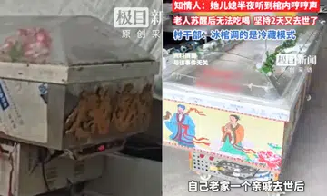 Woman wakes, placed, refrigerated coffin, pass away