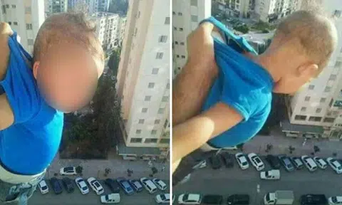 Man jailed for dangling baby out of 15th storey window -- just to get Facebook 'likes'