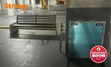 Bench near Telok Blangah rubbish chute sparks amusement