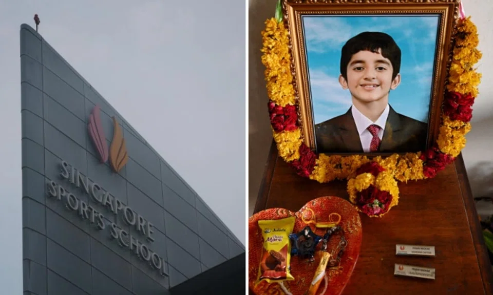 The Singapore Sports School (SSP) has sacked a badminton coach after the death of Pranav Madhaik, a Secondary 2 student who felt unwell after a fitness time trial and subsequently died in hospital. Photos: The Straits Times
