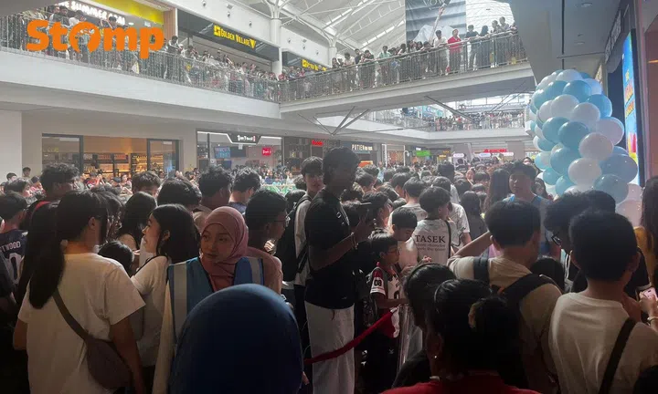 Long queues at The SGFR Store’s opening at Jurong Point