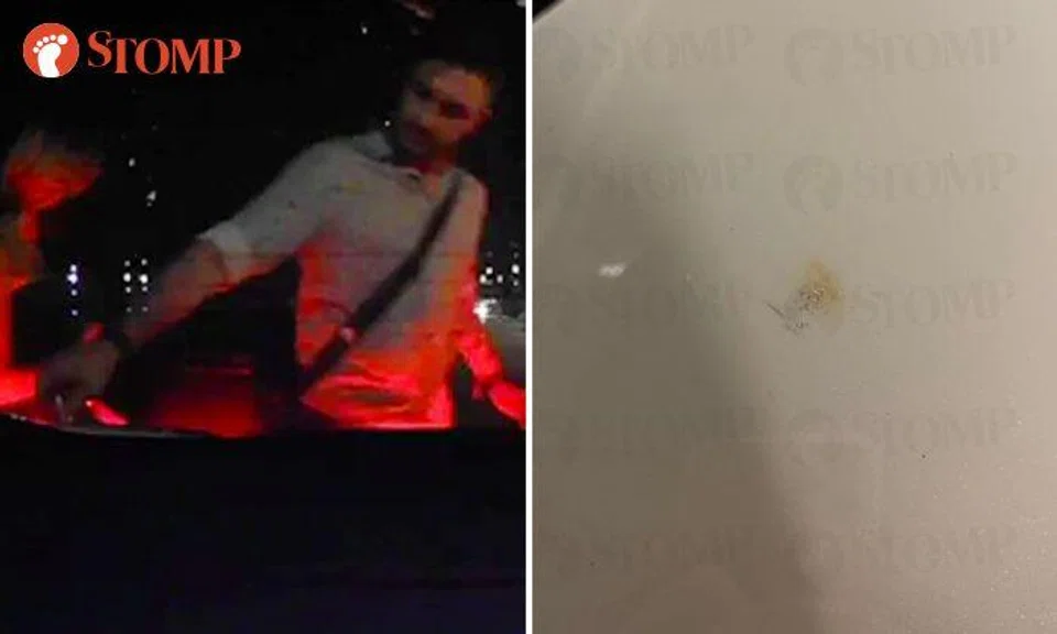 Spiteful pedestrian stubs out cigarette on reversing car after near-collision at Tras Street