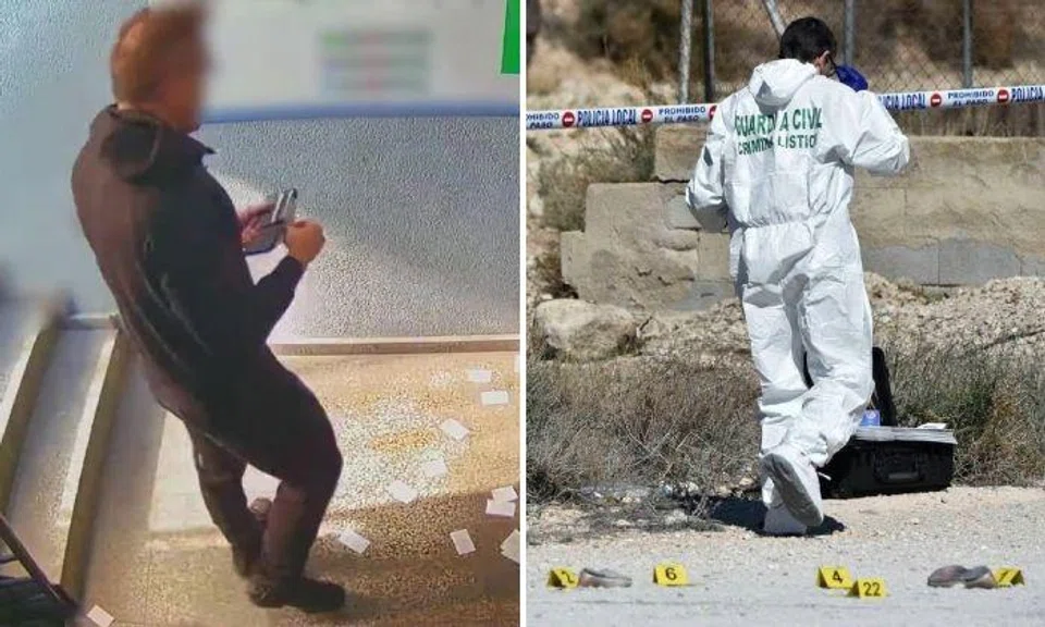 A pair of limited-edition sports sneakers worn by murder suspect Mitchell Ong match footprints found at the scene in Spain where Singaporean architect Audrey Fang was found dead on April 10.