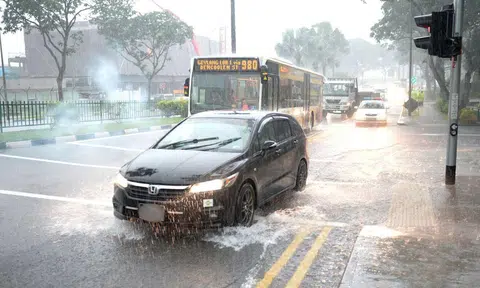 driver donates $200 after splashing pedestrian along bendeemer road