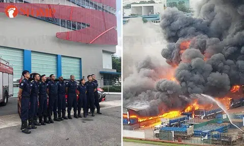 First responders who fought 30m towering inferno at Jalan Buroh: "It felt like an earthquake"