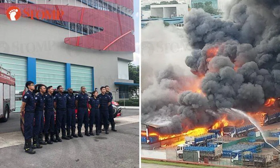 First responders who fought 30m towering inferno at Jalan Buroh: "It felt like an earthquake"