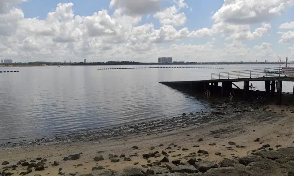 Beachgoers are advised against swimming or engaging in activities where the whole body or face comes into frequent contact with the water at Sembawang Park Beach.
