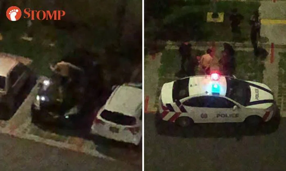 Youth arrested after kicking and stomping on car in Bedok, shouting at police