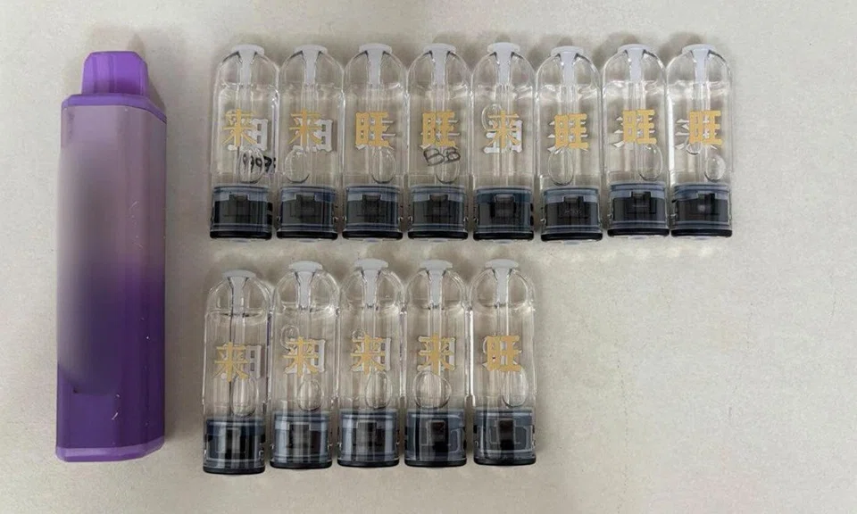 Vaporiser and Kpods seized from Punggol unit