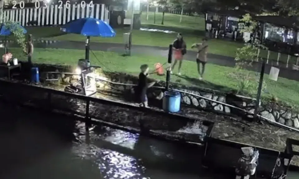 Three youths were spotted allegedly illegally fishing in the early hours of Nov 20. 