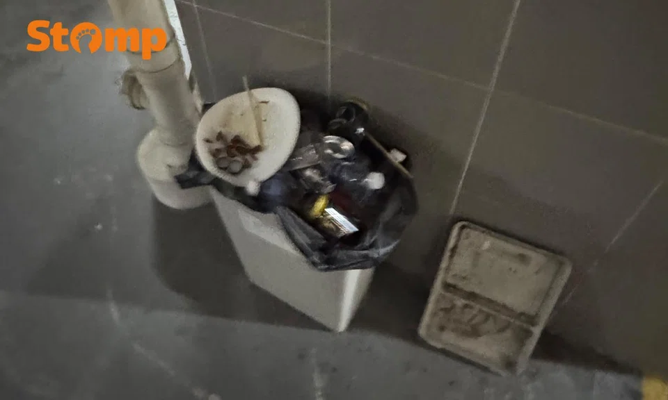 yishun void deck used as private storeroom