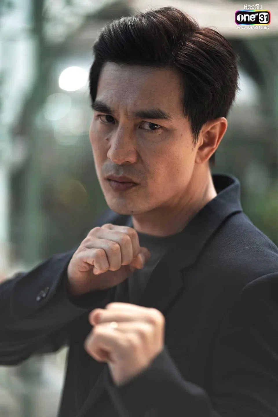 Pierre Png plays a policeman in Thai-Singapore TV series Decalcomania. PHOTO: MOCHA CHAI LABORATORIES