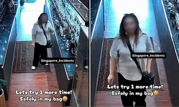 Tourist couple caught on CCTV allegedly shoplifting
