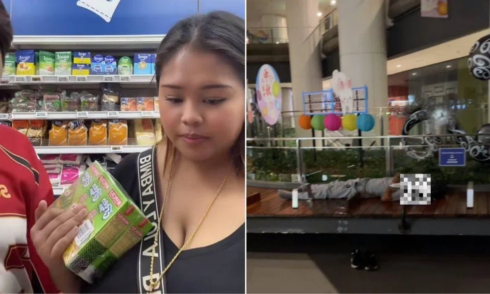 giving out food 