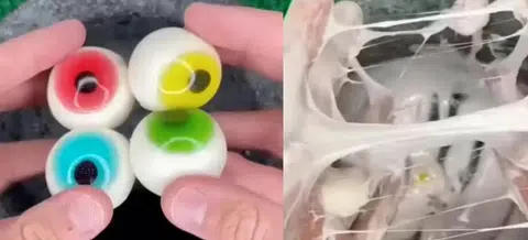 The gummy was found to be very sticky when broken down, posing a high risk of choking when consumed.