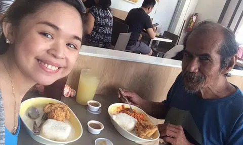 Why beggar cried after asking female student from Philippines for food