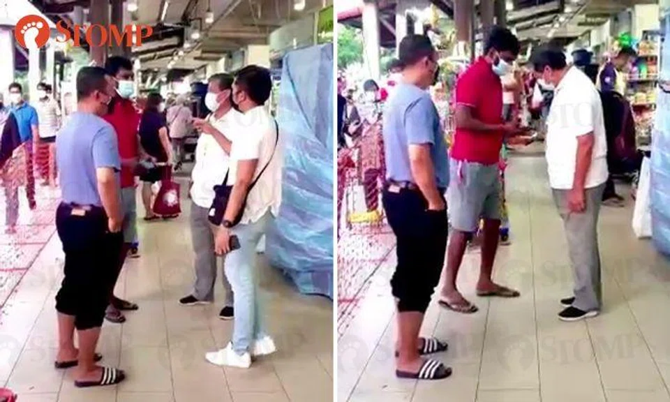 Man arrested for allegedly taking upskirt photo at Geylang Serai market