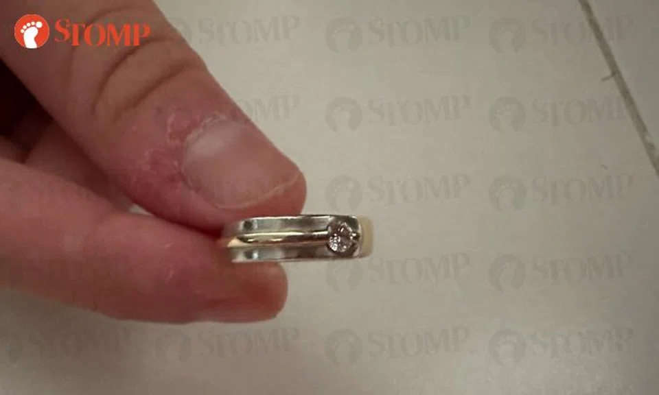 Couple of over 20 years looking for custom-made wedding ring lost in Yishun, will offer token