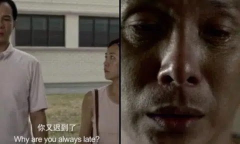 Husband realises how much he has wronged his wife after eavesdropping on her