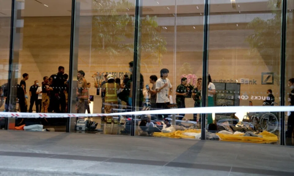 On July 30, the Ministry of Health and SFA had received reports of gastroenteritis in the office of ByteDance at One Raffles Quay. Bytedance is the parent company of popular video platform TikTok. Photo: Lianhe Zaobao