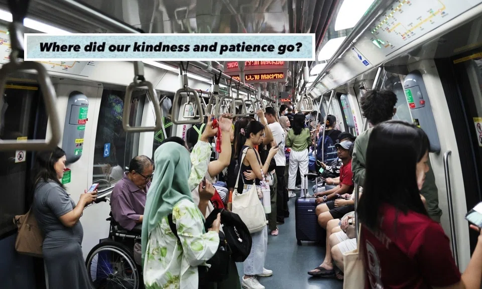 commuter berates mum after toddler holds waffle on mrt