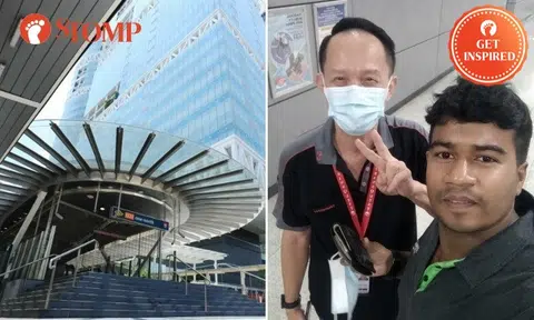 Bangladeshi man calls MRT station cleaner 'very, very good person' for returning wallet with $450