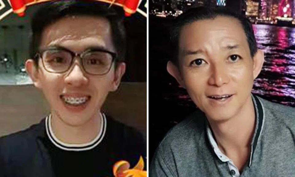 Huang Bocan (left), Lim Peng Tiong (right) and Chee Mei Wan had their charges upgraded to that of murder on June 29, 2021. PHOTOS: FACEBOOK