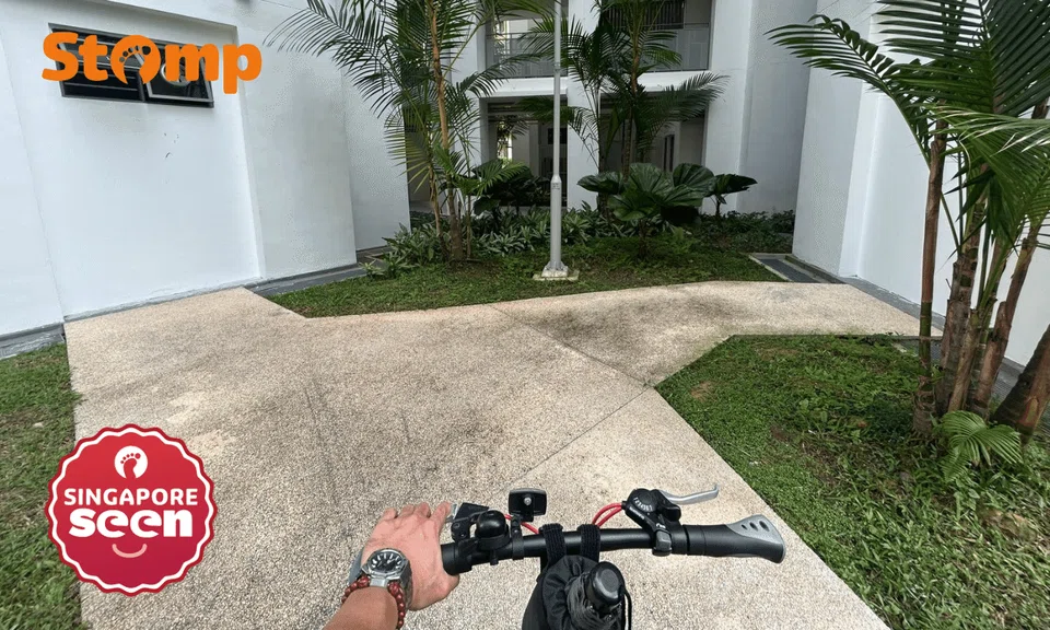 Cyclist stumped by two dead ends in Tampines BTO -- and his confusion doesn't end there