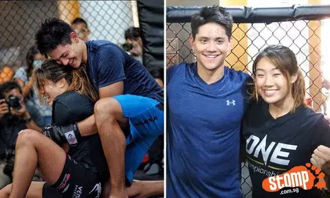 Joseph goes Schooling at 'fight camp' conducted by S'pore MMA sweetheart Angela Lee
