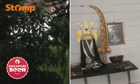 Serangoon North resident calls cops over loud music, concerned by 'weapon' outside flat