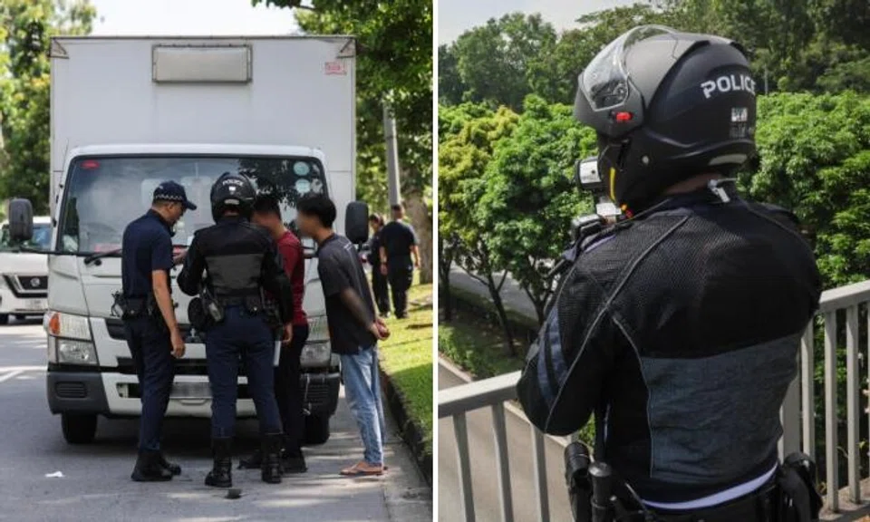 17 lorries caught speeding by Traffic Police in 2-day operation | STOMP