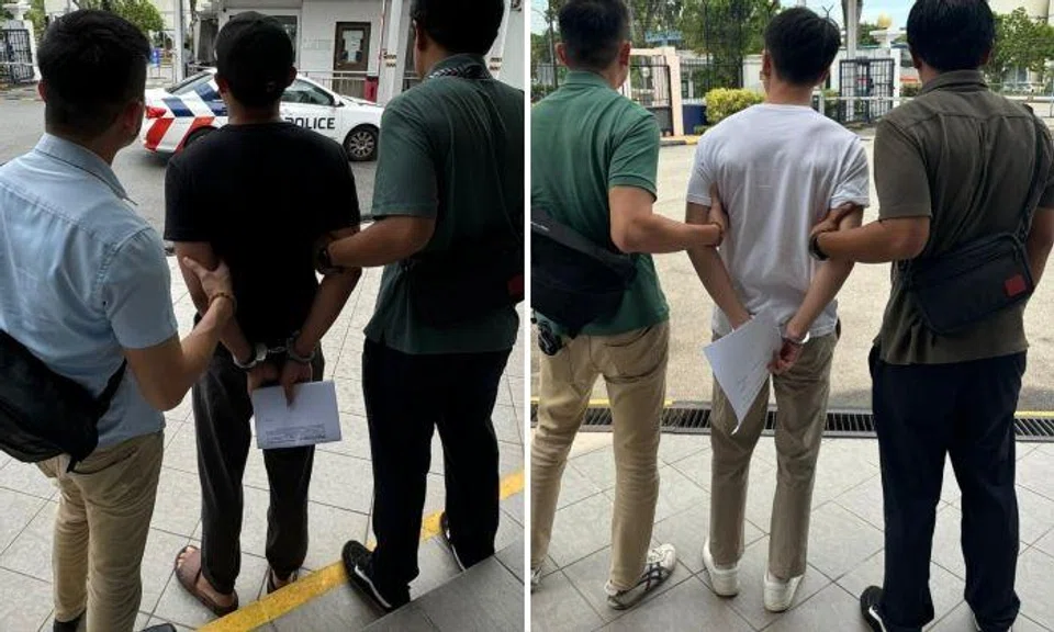 Three men were charged separately in court on April 4 for their suspected involvement in money laundering activities linked to various scams such as job and investment scams.