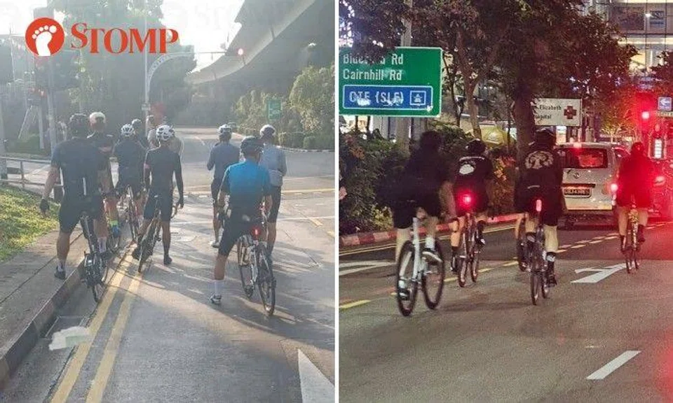 Two Stompers recently shared videos of alleged errant cyclists on the road.