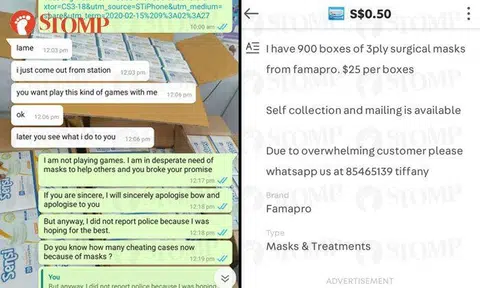 Stompers cheated of up to $600 by Carousell users selling face masks: 5 arrested in separate cases