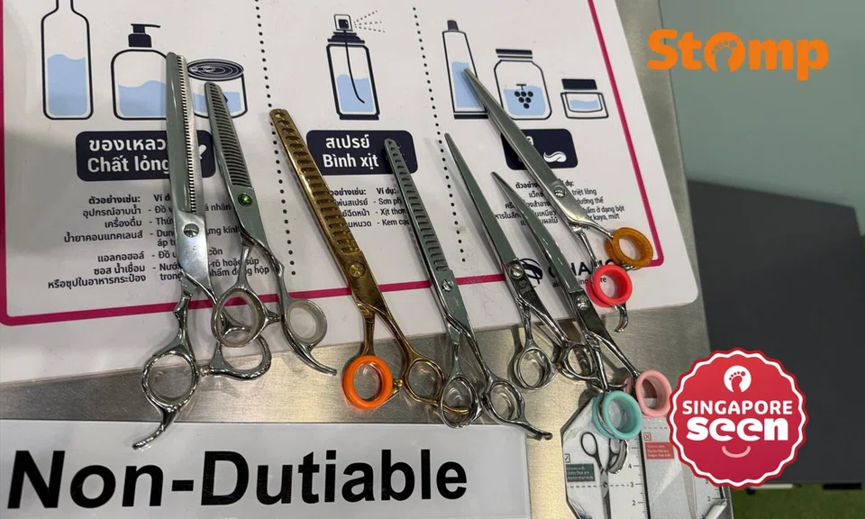 Scoot passenger loses scissors over luggage mix-up