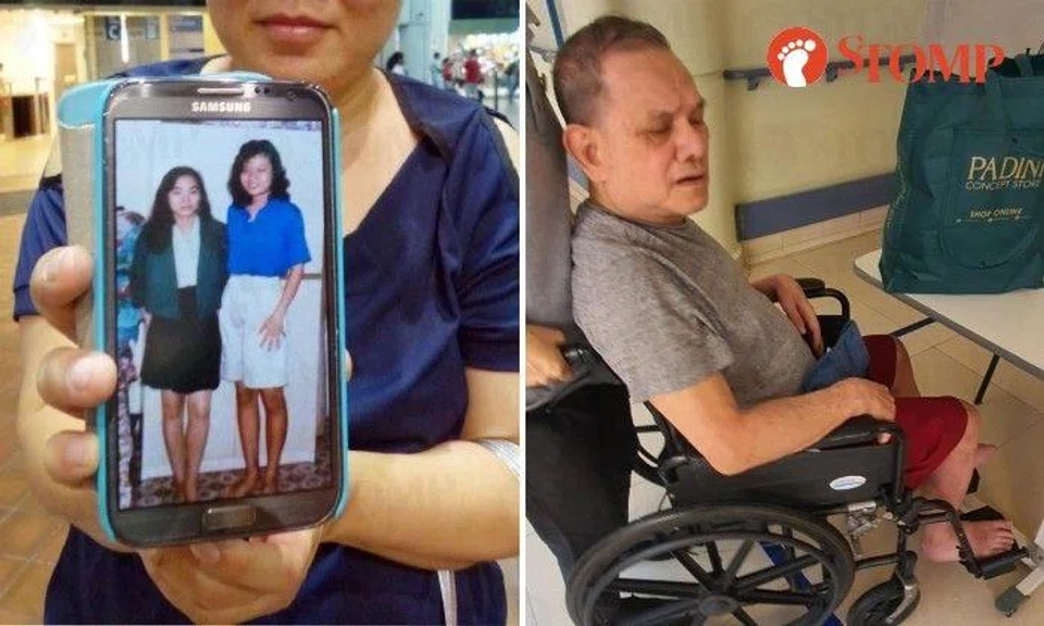Left: The Stomper shared the only photo of the two of them together, which was taken when they were 18. Right: She also shared a recent photo of her father.