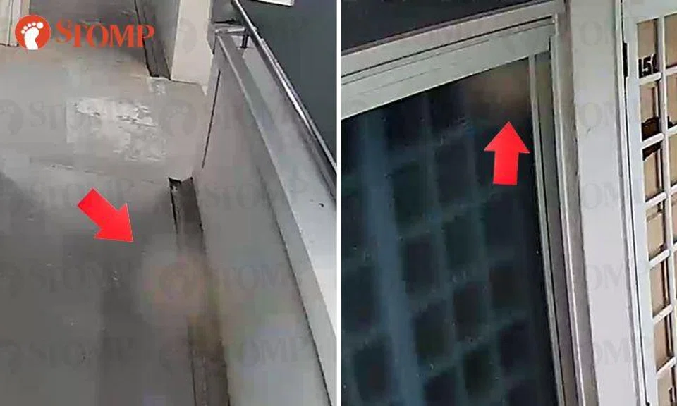 Caught on CCTV: Tampines resident believes he saw 'spirit' floating outside his home 